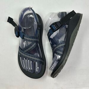 Chaco Z/1 EcoTread STAKES Outdoor Water SANDALS Youth Sz 4 Navy BLUE & GRAY